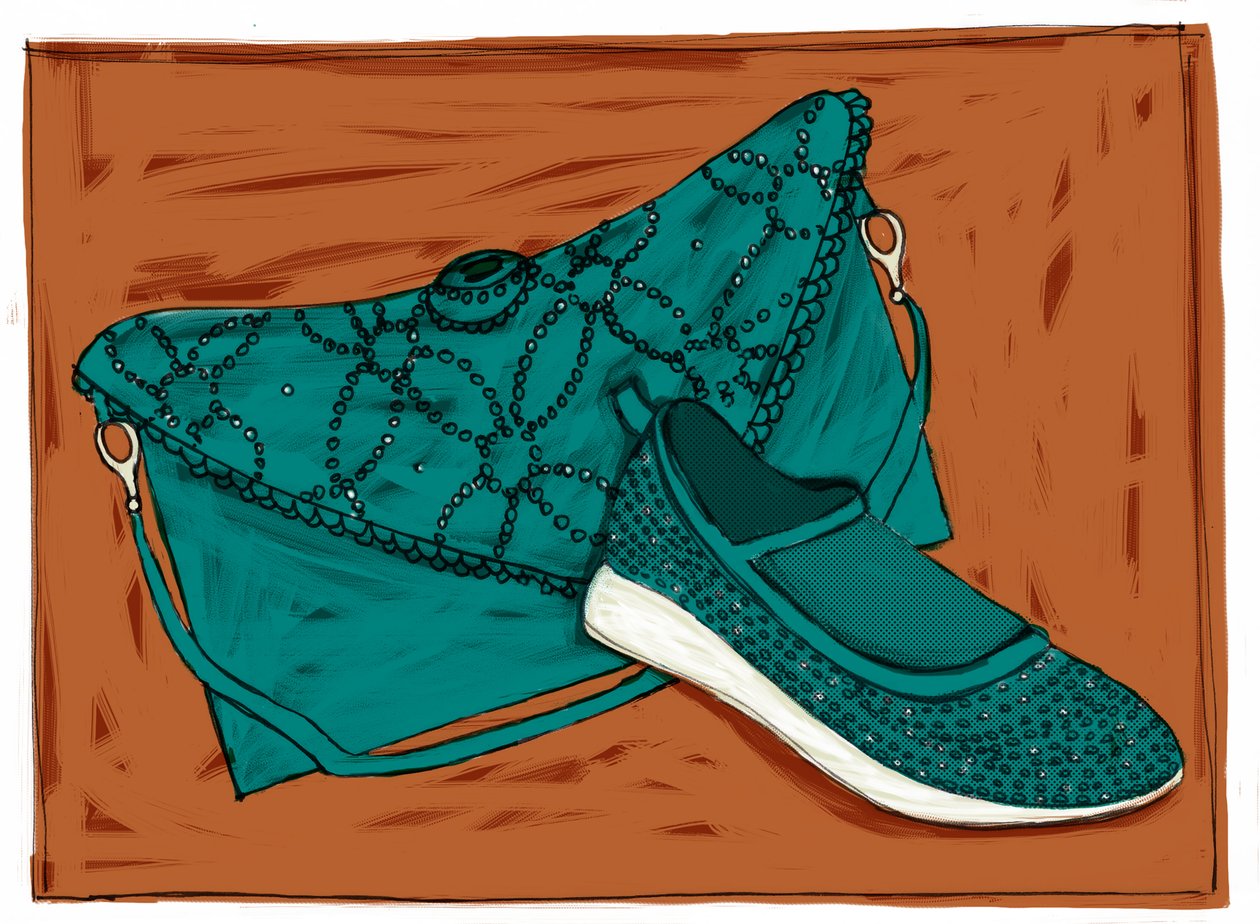 Avond Sneakers, 2022 (Digitaal) door Patrizia La Porta