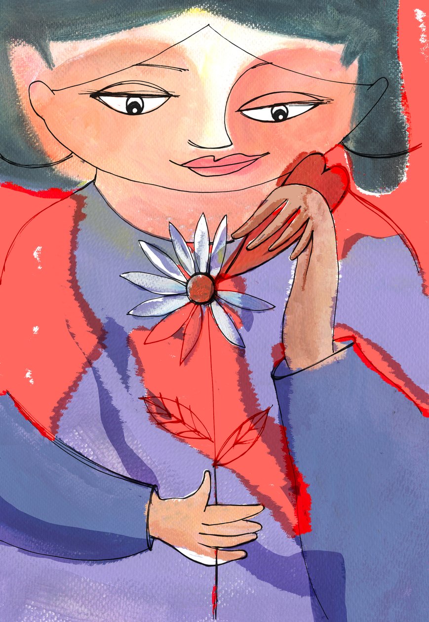Liefde, 2025 (Acryl; digitaal) door Patrizia La Porta