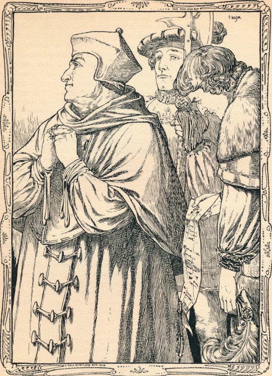 De Arrestatie van Kardinaal Wolsey, 1902 door Patten Wilson