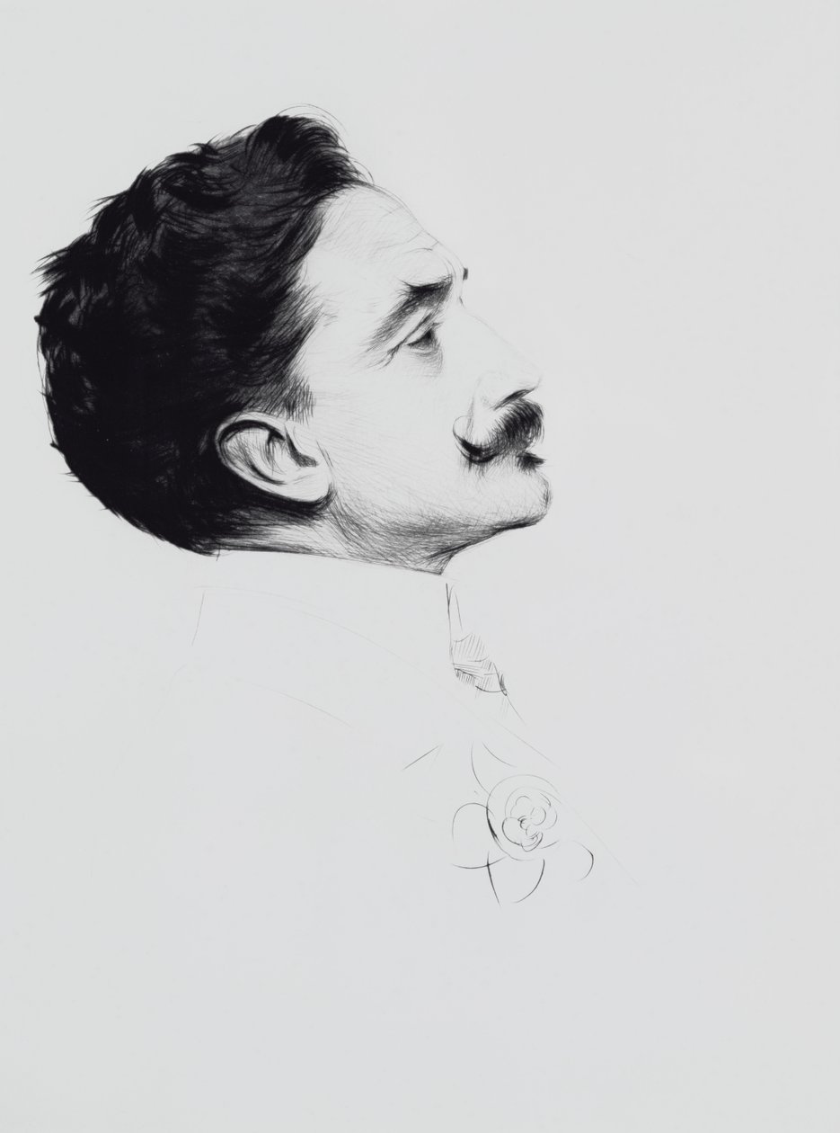 Portret van Robert de Montesquiou (1855-1921) door Paul Cesar Helleu