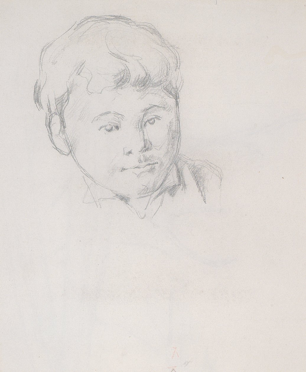 Portret van Paul Cézanne jr. door Paul Cézanne