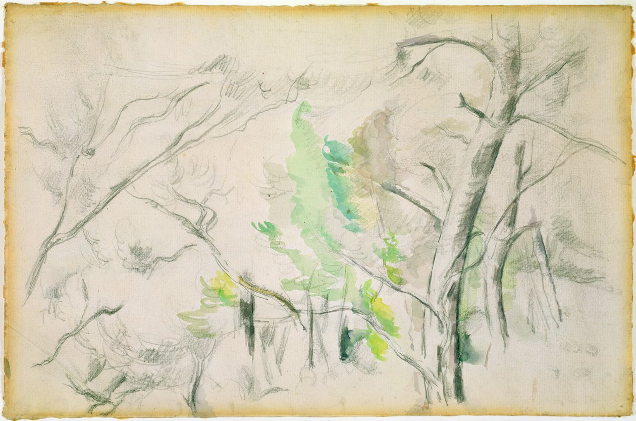 Woodside door Paul Cézanne