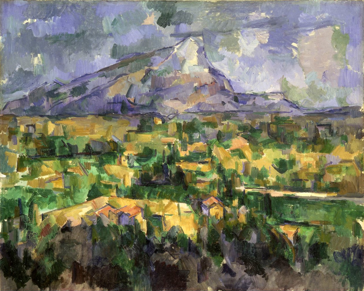 Mont Sainte-Victoire door Paul Cézanne