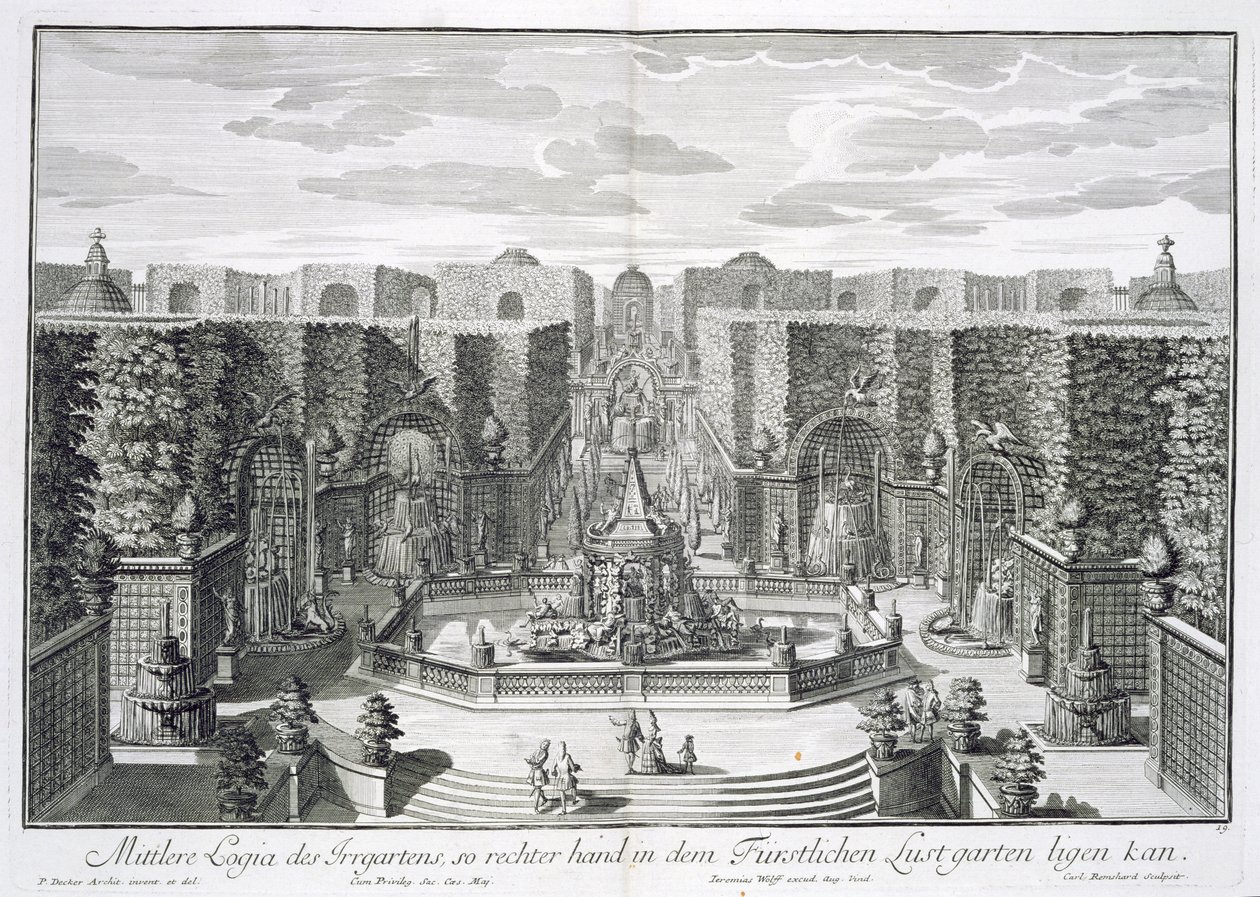 Duitse watertuin, uit 