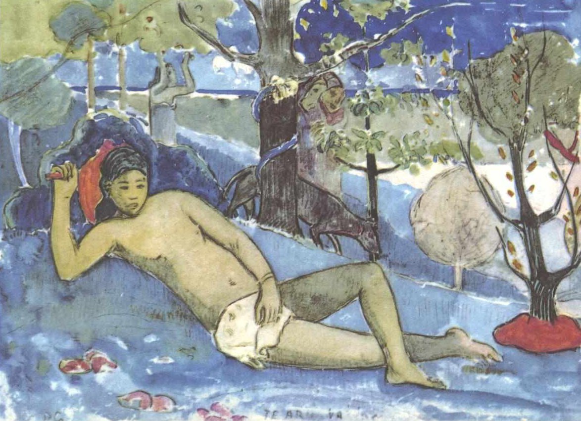 De Koningin van de Schoonheid door Paul Gauguin