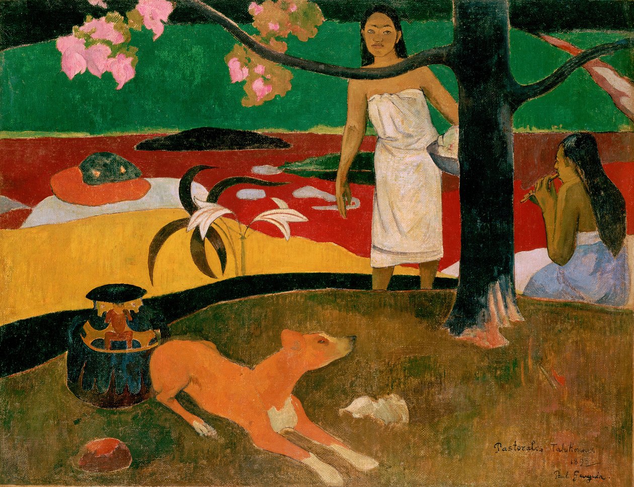 Pastorales Tahitiennes door Paul Gauguin