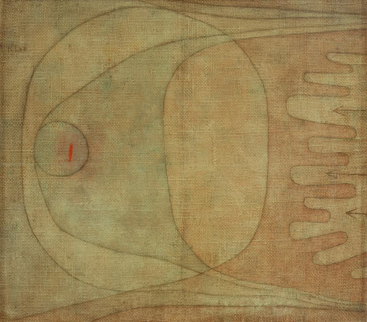 Angst door Paul Klee