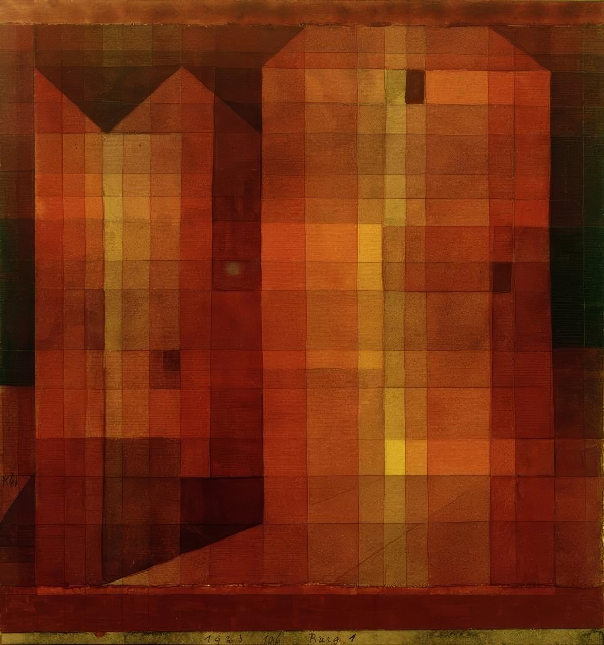 Kasteel 1 door Paul Klee