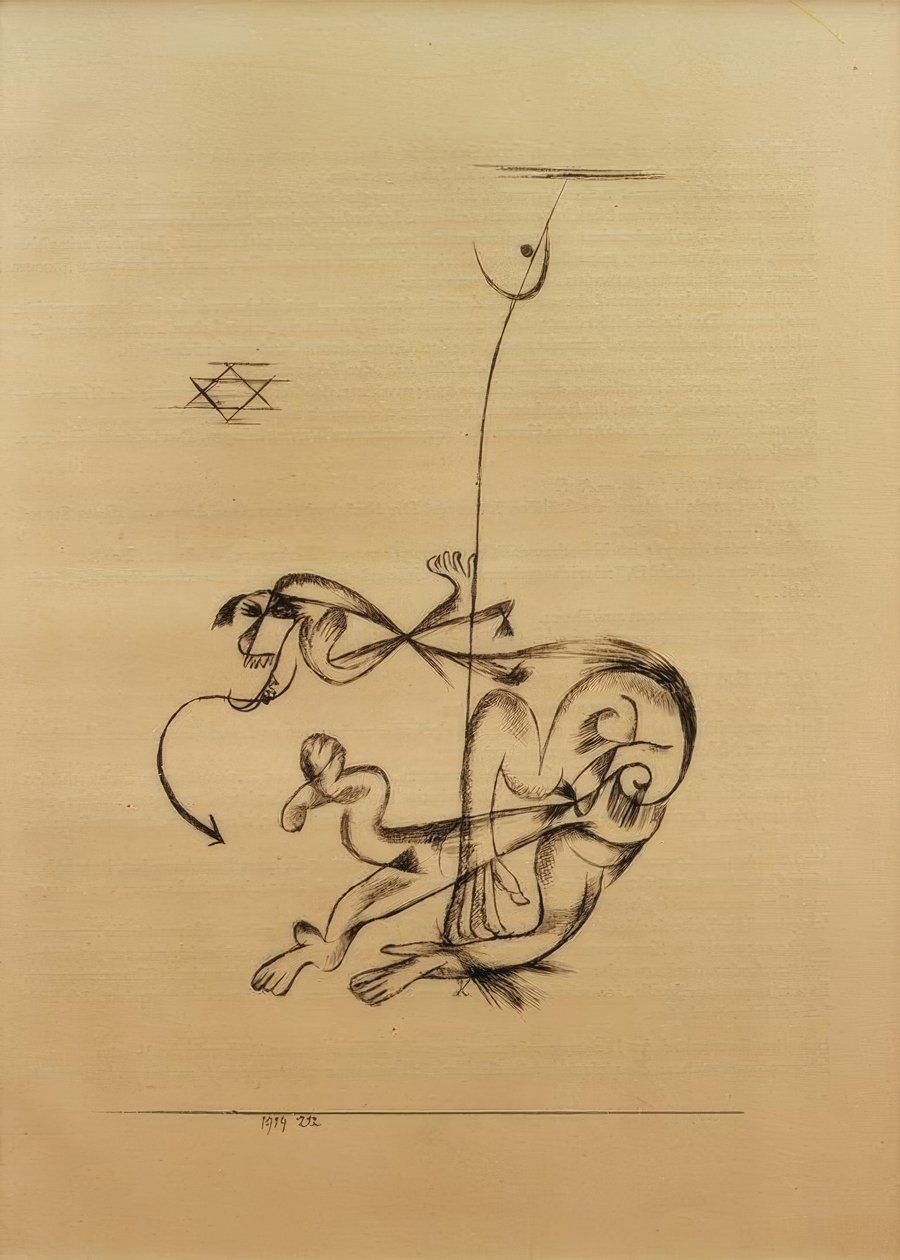 Litho na 1914, 82 door Paul Klee