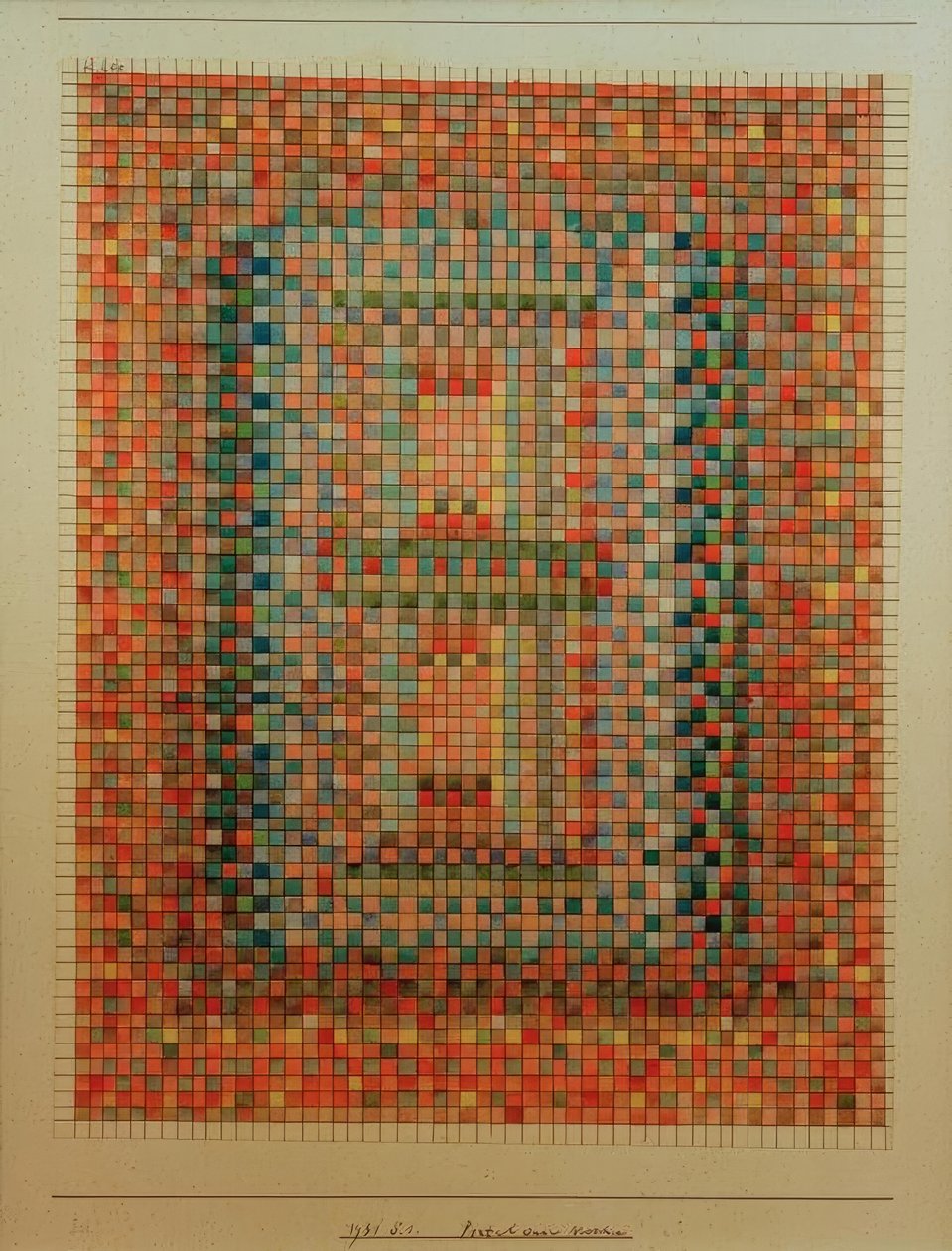 Portaal van een moskee door Paul Klee