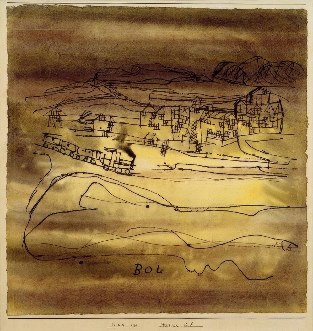 Station Bol door Paul Klee