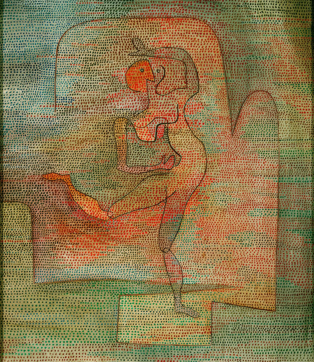 Danseres door Paul Klee