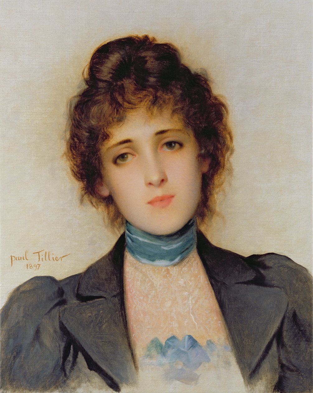 Portret van een vrouw, 1897 door Paul Prosper Tillier
