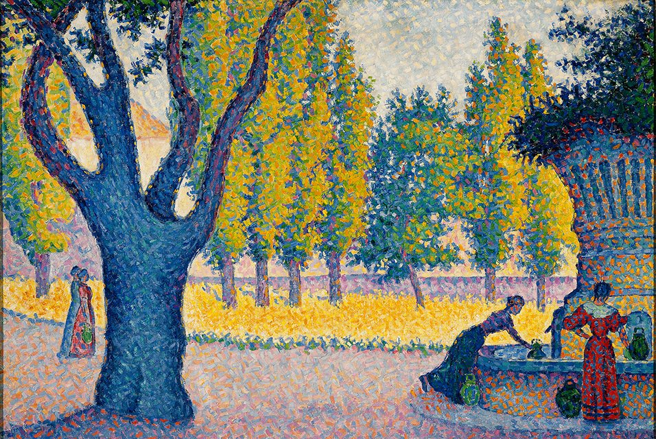 Saint-Tropez. Fontaine des Lices door Paul Signac