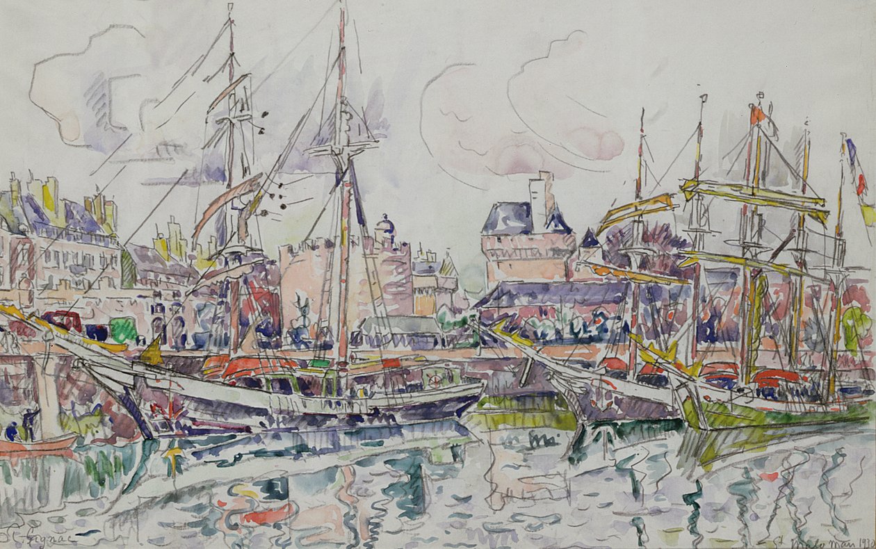 St. Malo, 1930 door Paul Signac