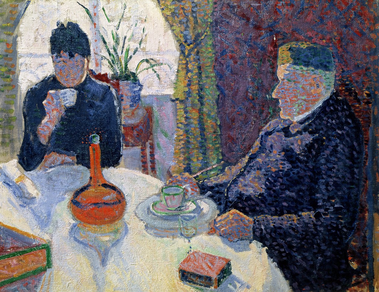 Studie voor de eetkamer, c.1886 door Paul Signac