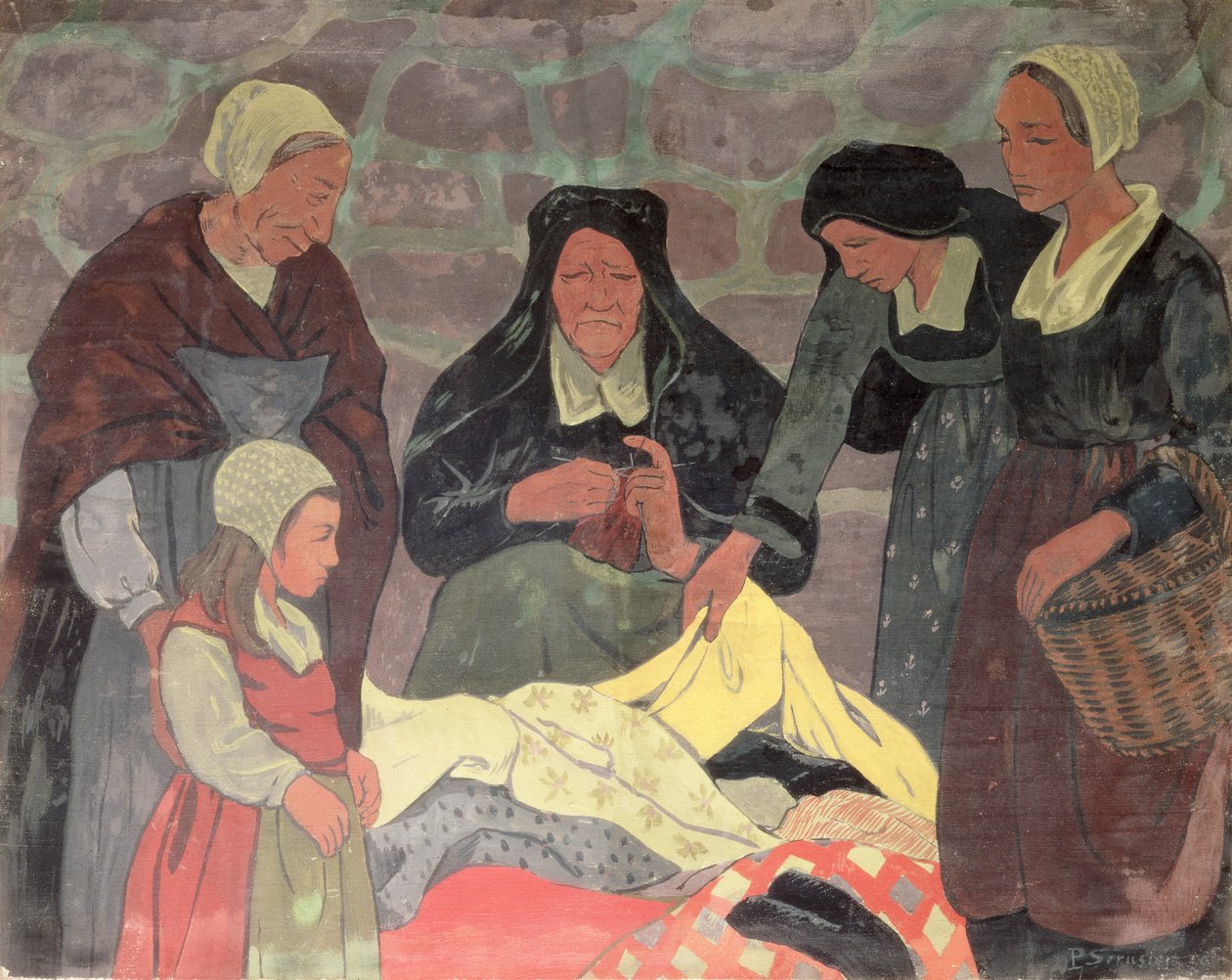 De Stoffenverkoper, ca.1898 door Paul Sérusier