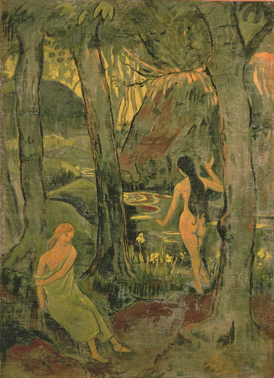 Jonge vrouwen badend, 1892 door Paul Sérusier