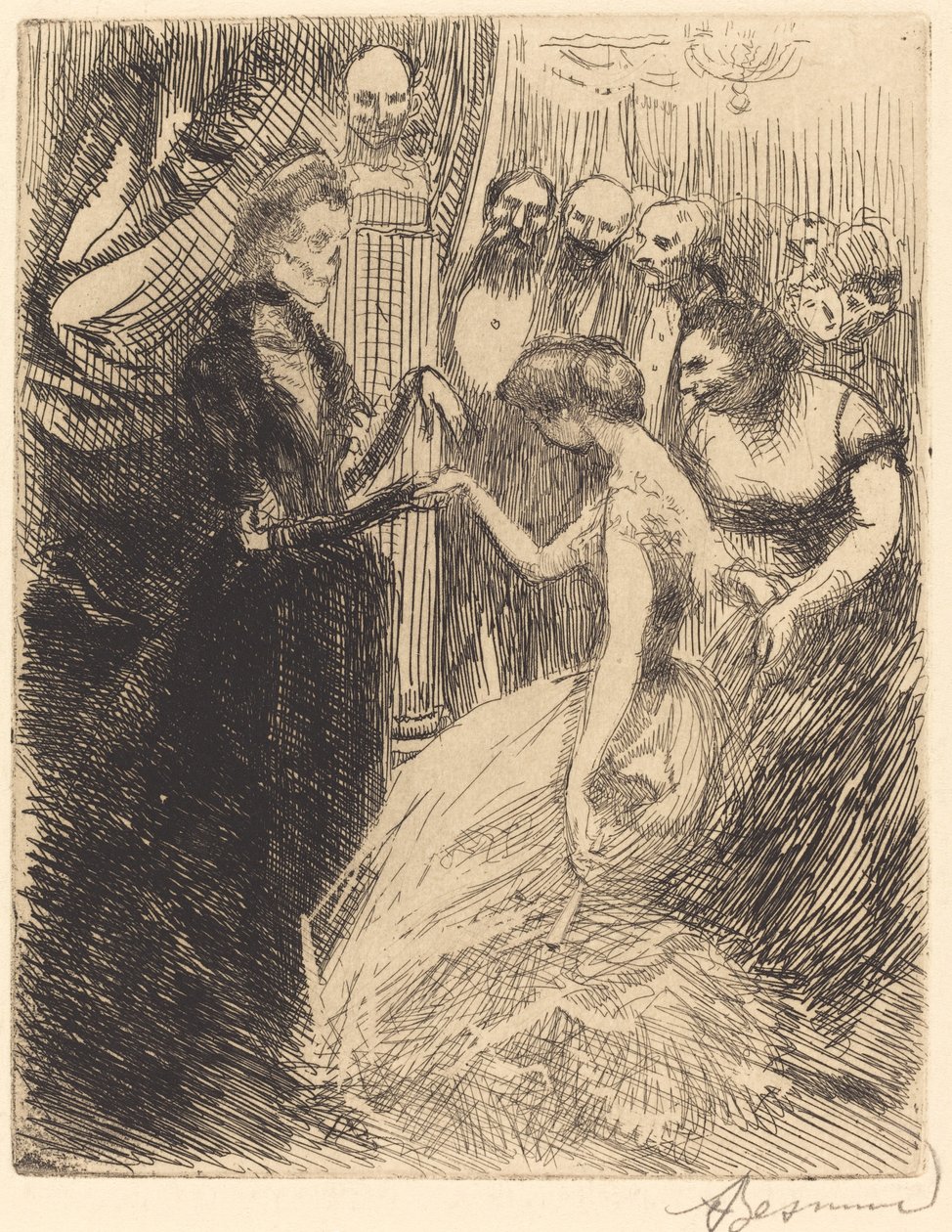 De Presentatie La présentation, 1900 door Paul Albert Besnard