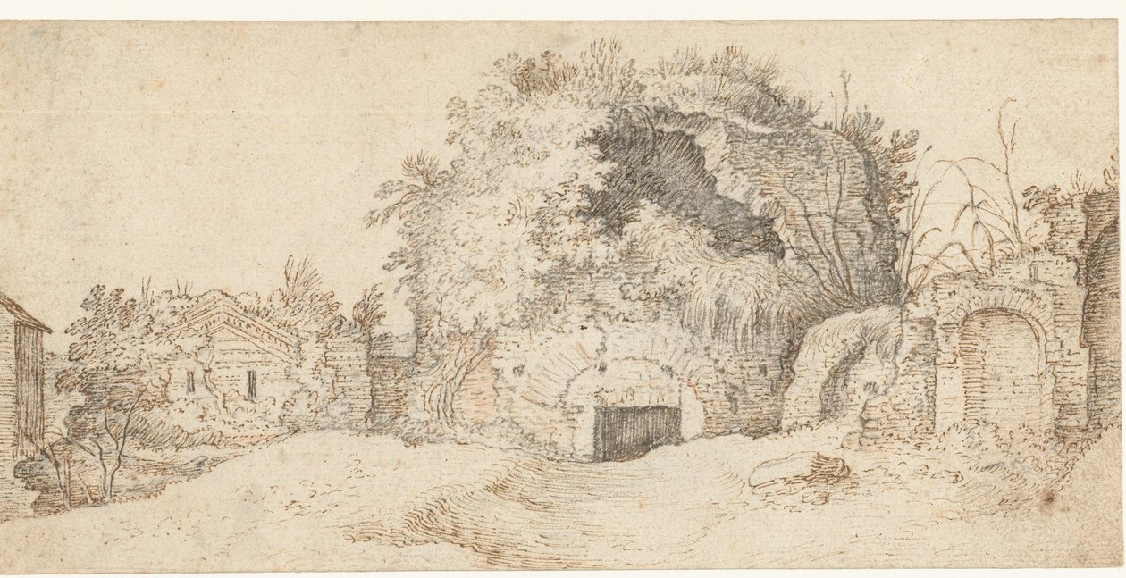 Antieke ruïnes door Paul Bril