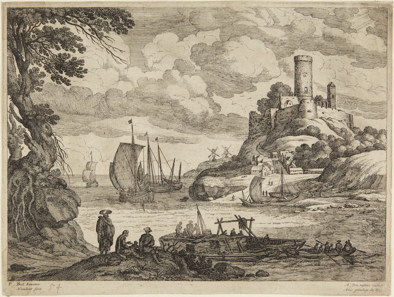 Haventafereel door Paul Bril