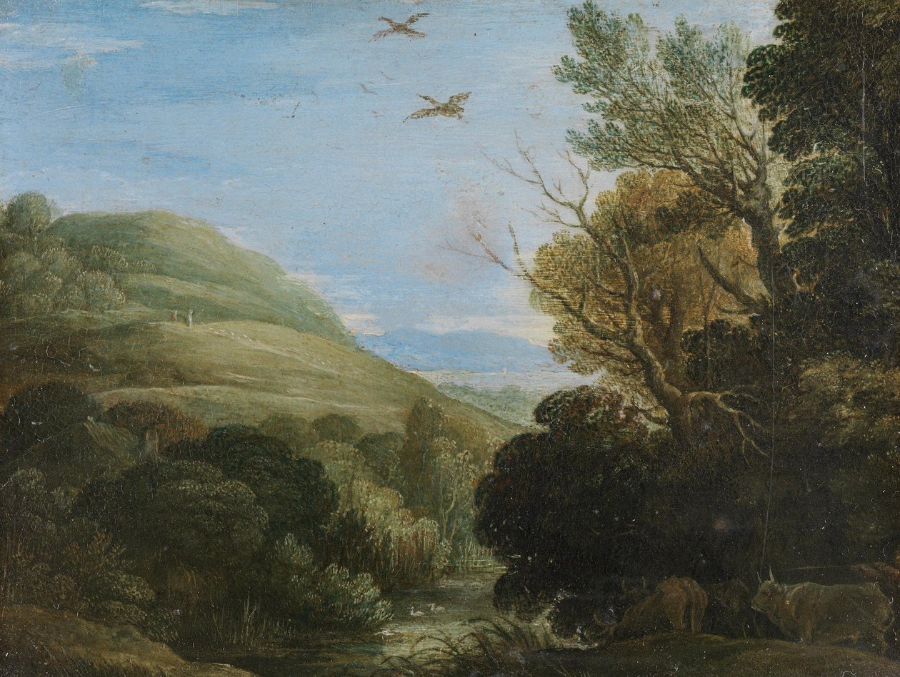 Heuvellandschap door Paul Bril