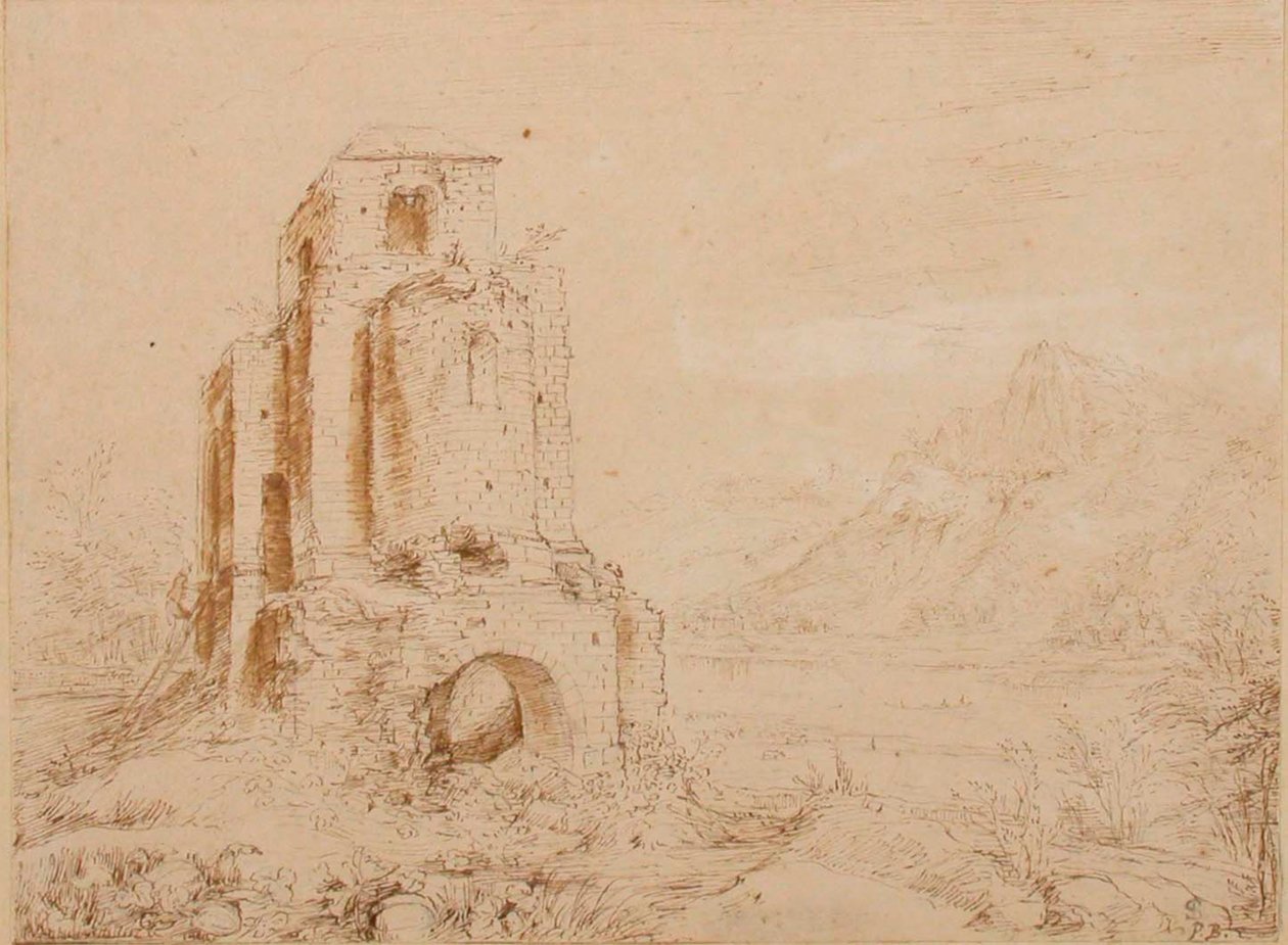 Ruïnelandschap door Paul Bril