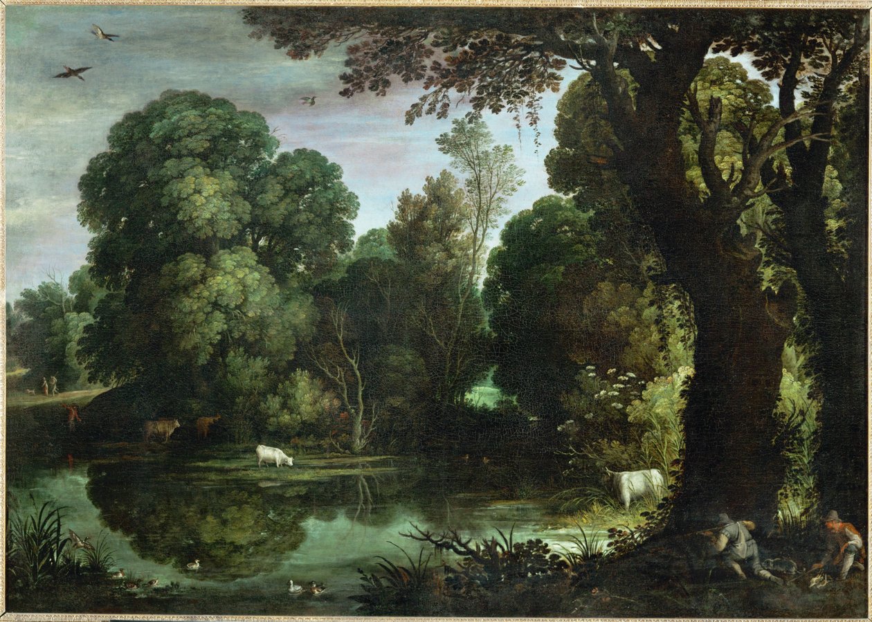 Chasse aux canards - Eendenjacht ... door Paul Brill or Bril