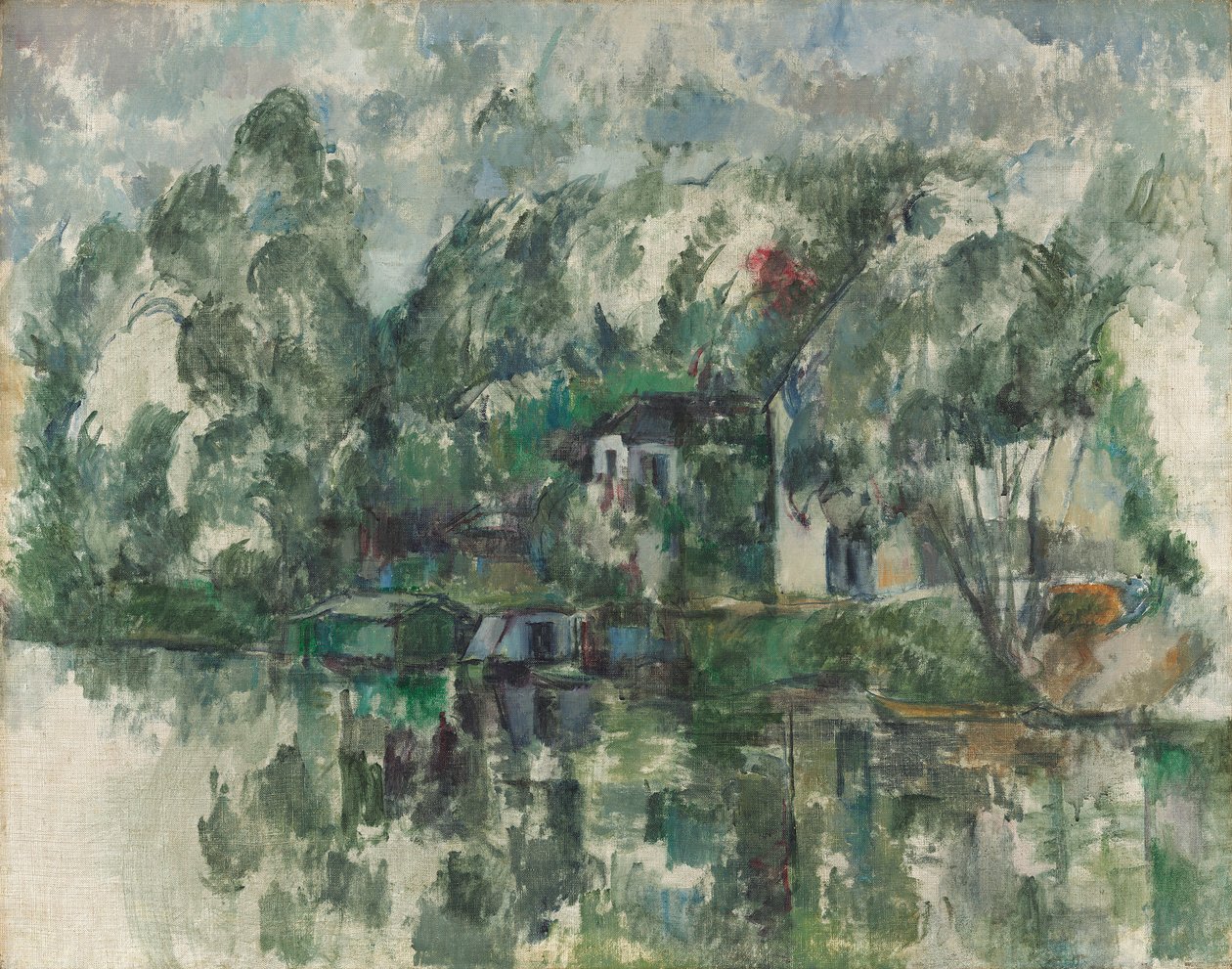 Aan de Waterkant door Paul Cézanne