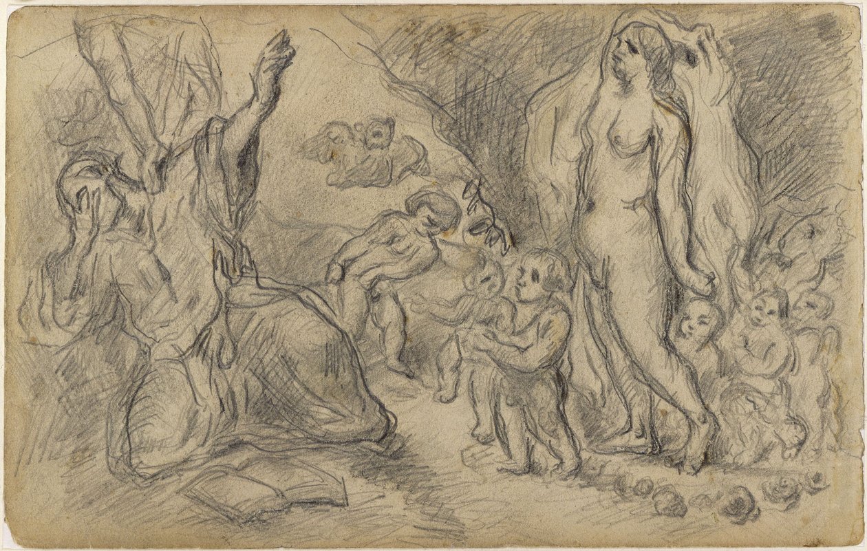 De beproeving van de heilige Antonius door Paul Cézanne