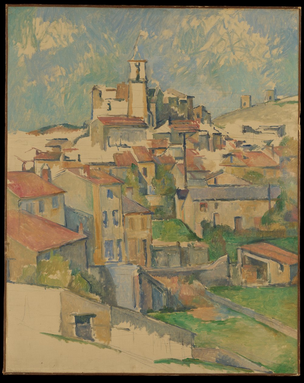 Gardanne door Paul Cézanne