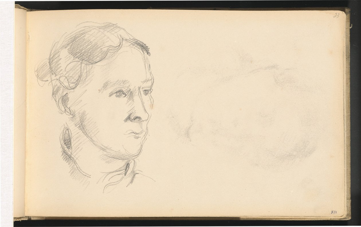 Mevrouw Cezanne door Paul Cézanne