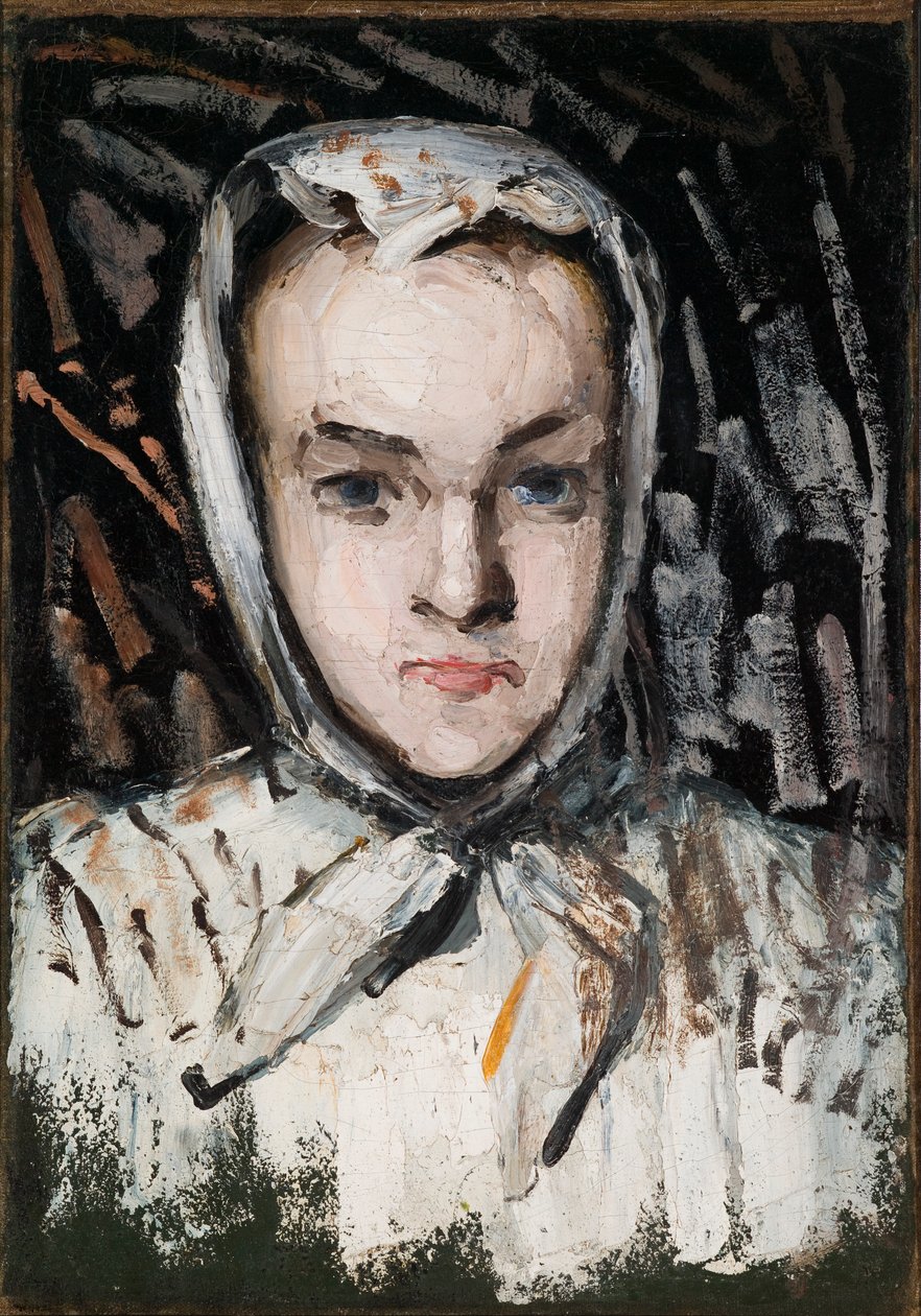 Marie Cézanne, de Zus van de Kunstenaar (recto), De Moeder van de Kunstenaar (verso) door Paul Cézanne