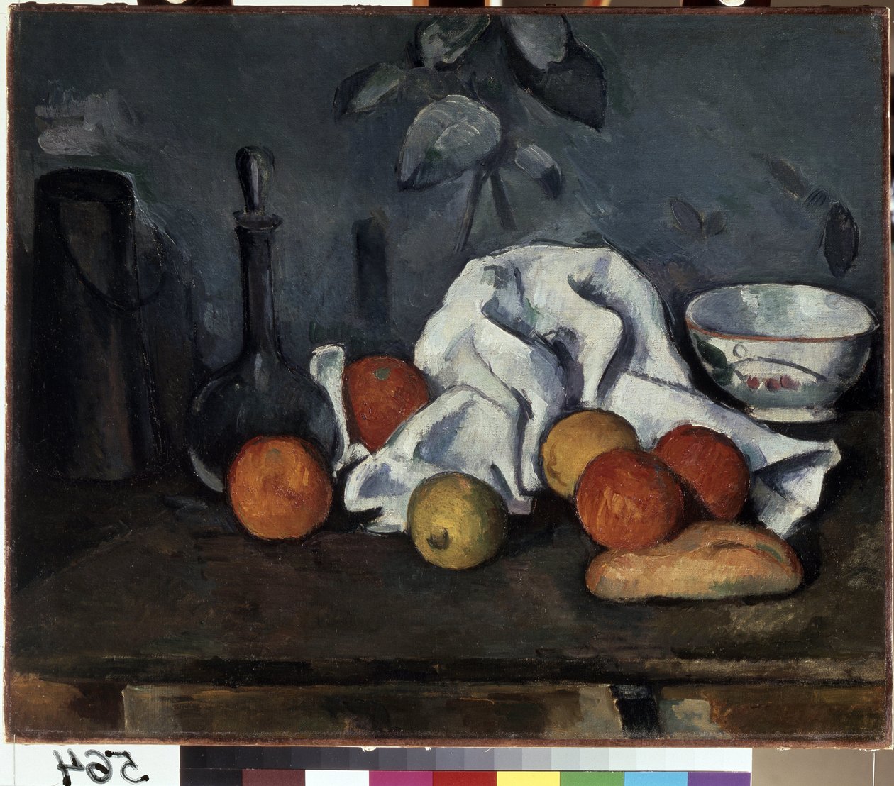 Stilleven met fruit door Paul Cézanne