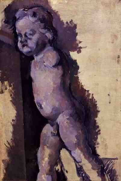 Gipsafgietsel van een Putto, c.1894-95 door Paul Cézanne