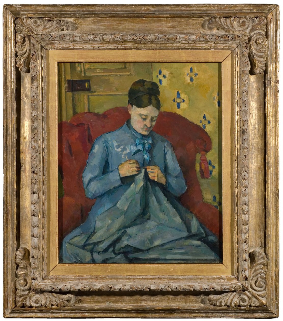 Portret van de vrouw van de kunstenaar door Paul Cézanne