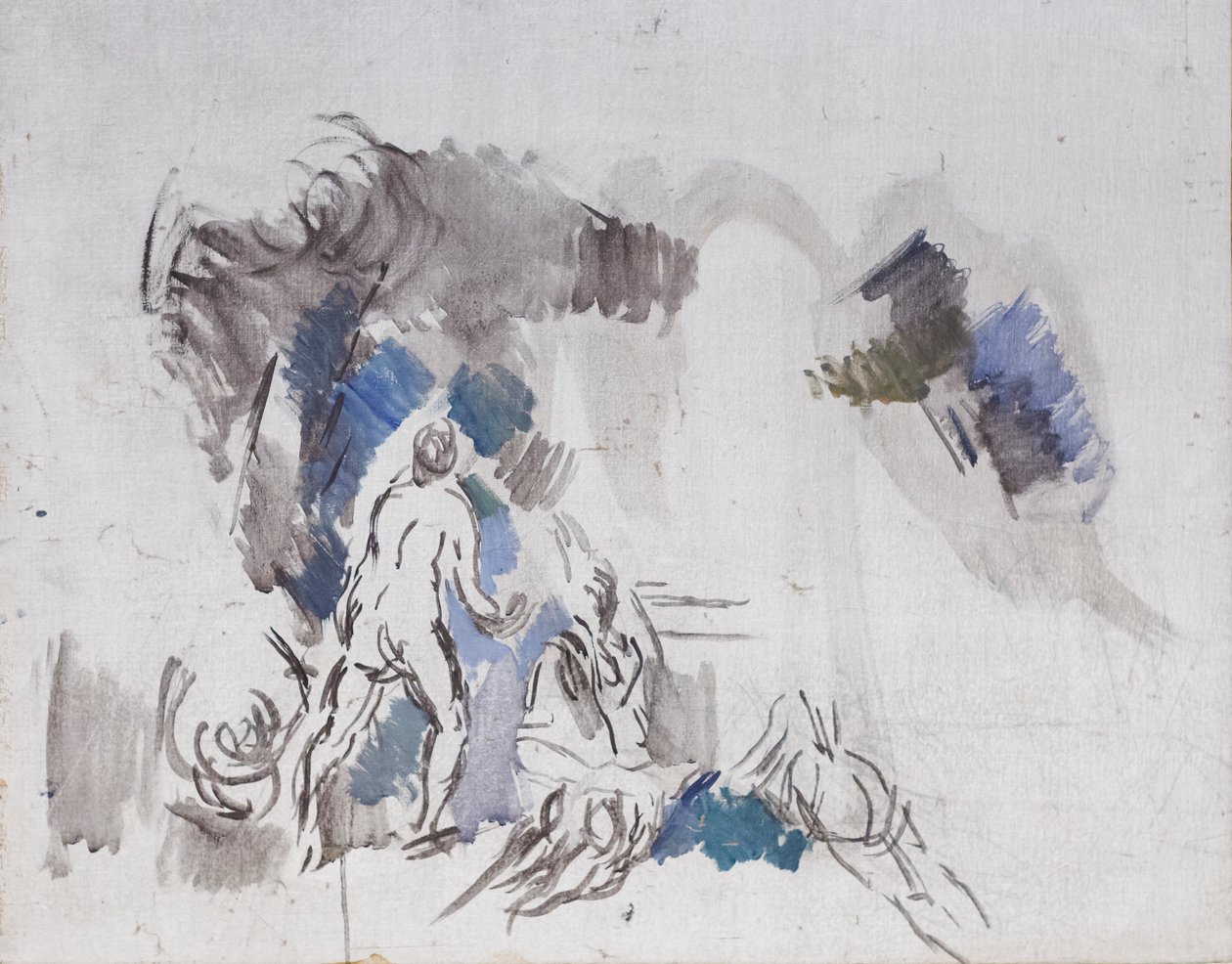 Schets van baders door Paul Cézanne