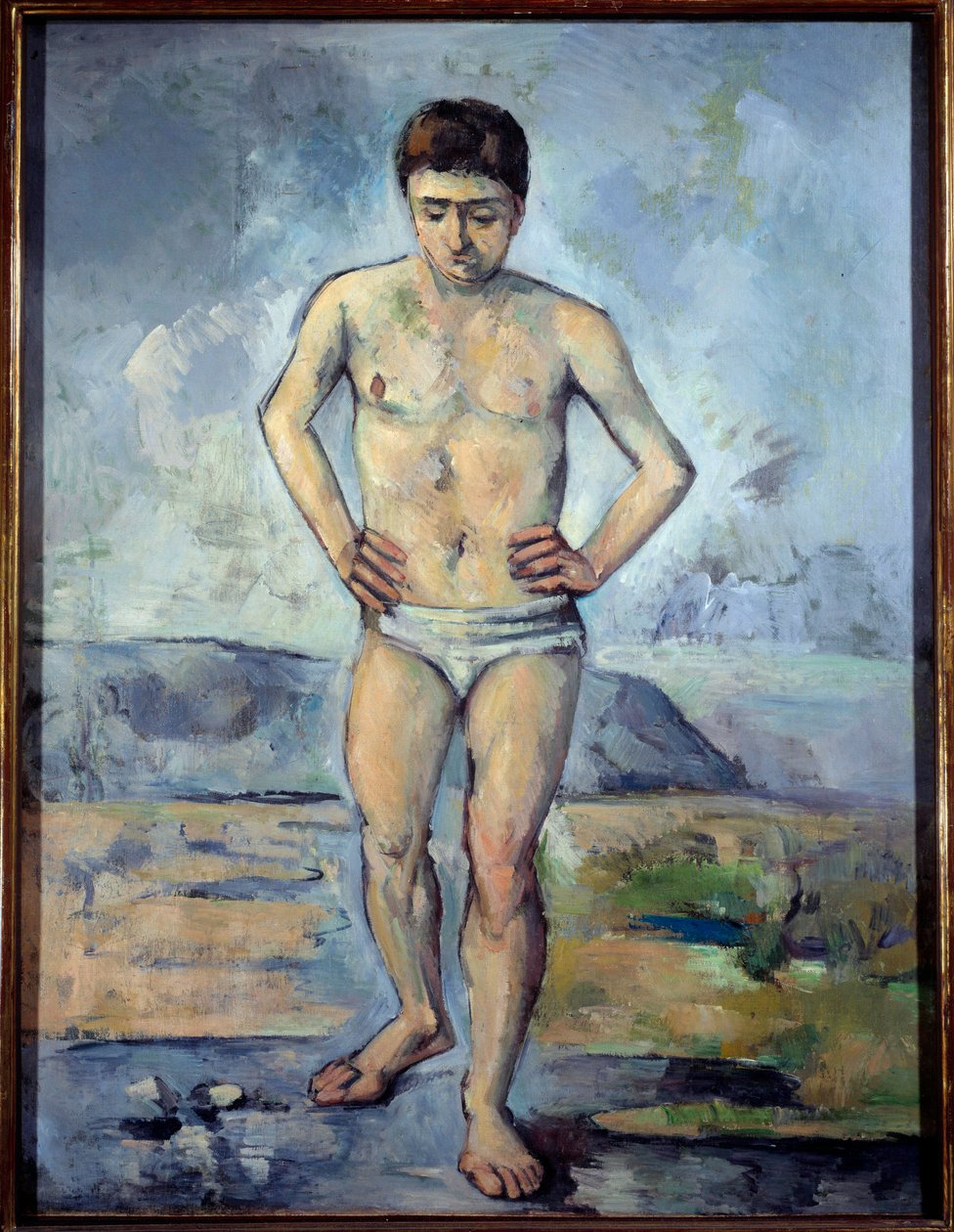 De baadster door Paul Cézanne