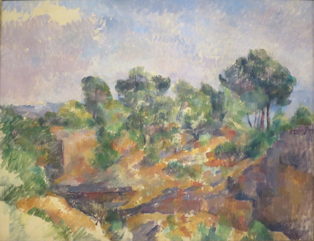 Bibémus door Paul Cézanne