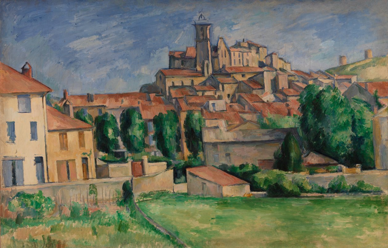 Gardanne (horizontaal uitzicht) door Paul Cézanne