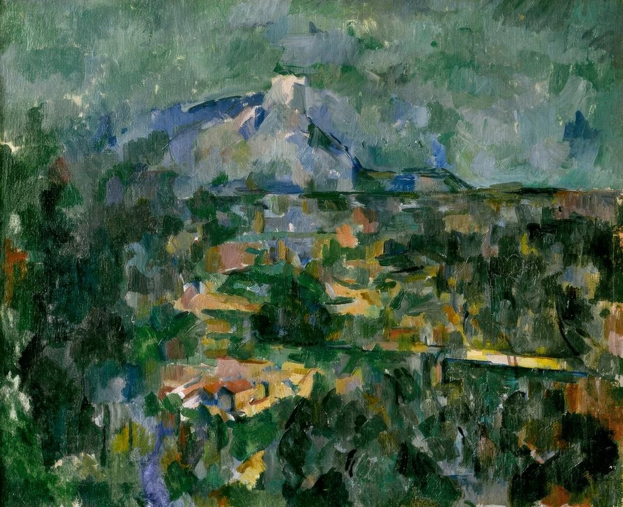 De Berg Sainte-Victoire door Paul Cézanne
