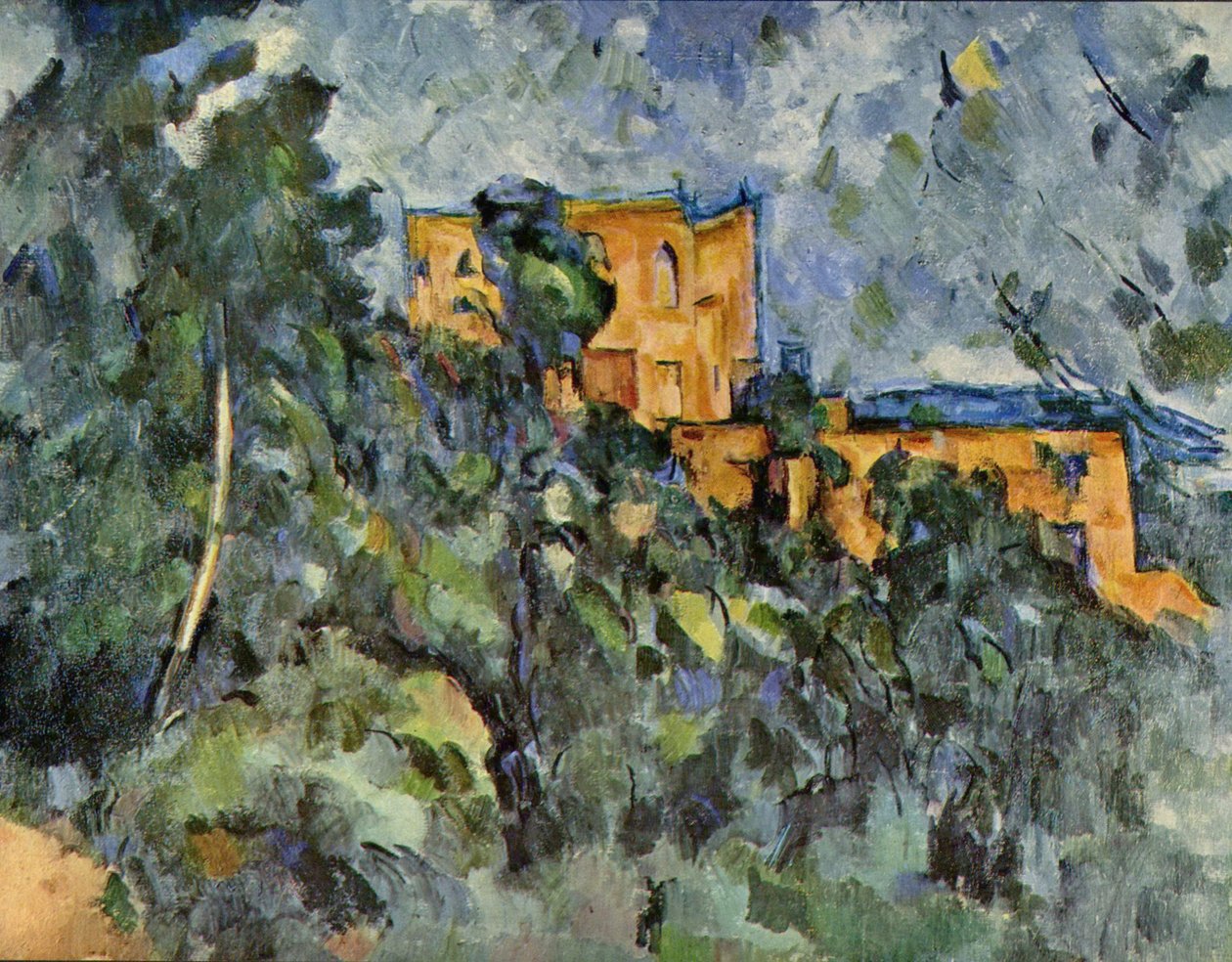 Kasteel Noir door Paul Cézanne
