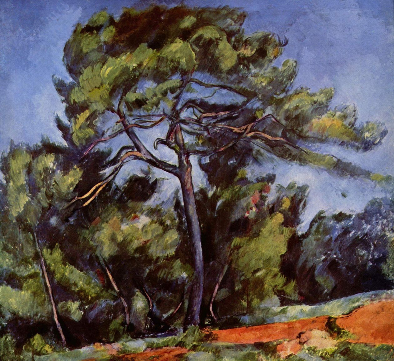 Le Grand Pin door Paul Cézanne