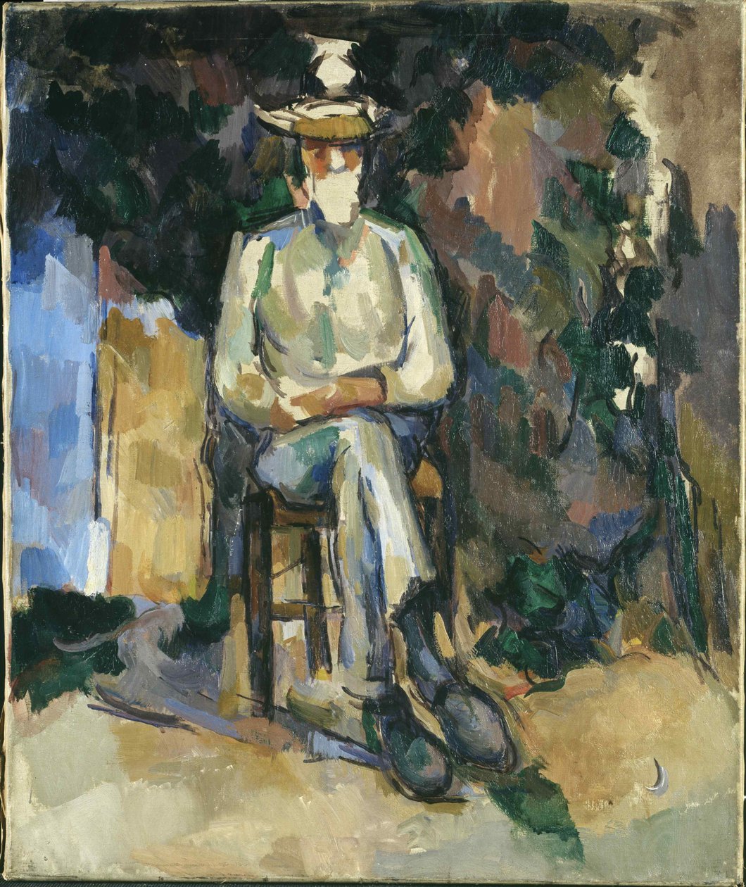 De tuinman Vallier, ca. 1904-1906 door Paul Cézanne