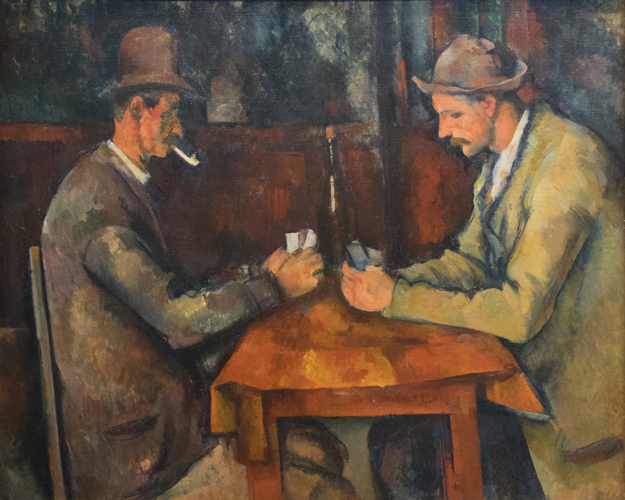 De kaartspelers door Paul Cézanne