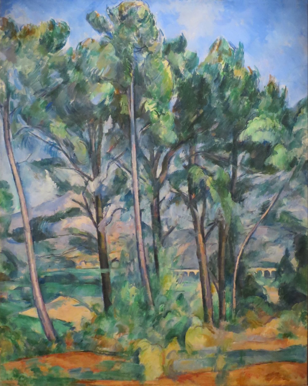 Montagne Sainte-Victoire en het Valcros viaduct door Paul Cézanne