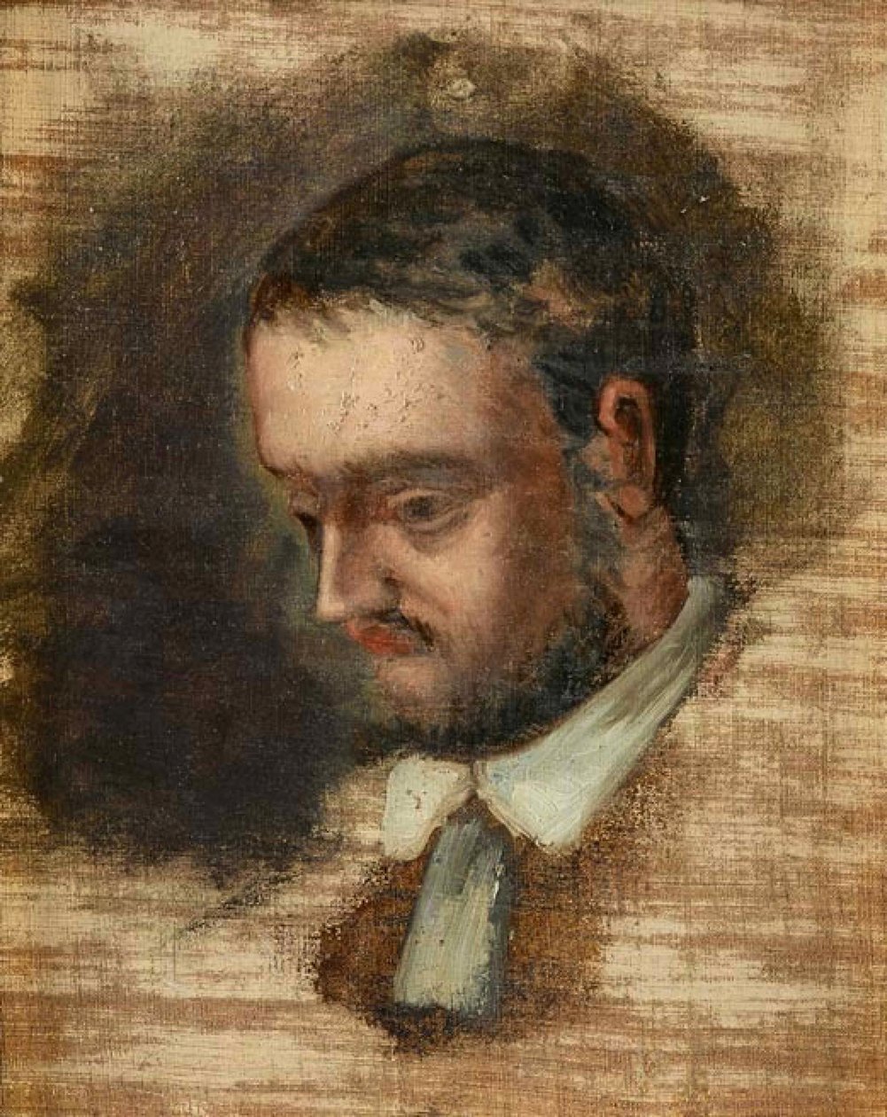 Portret van Émile Zola 1840-1902 door Paul Cézanne