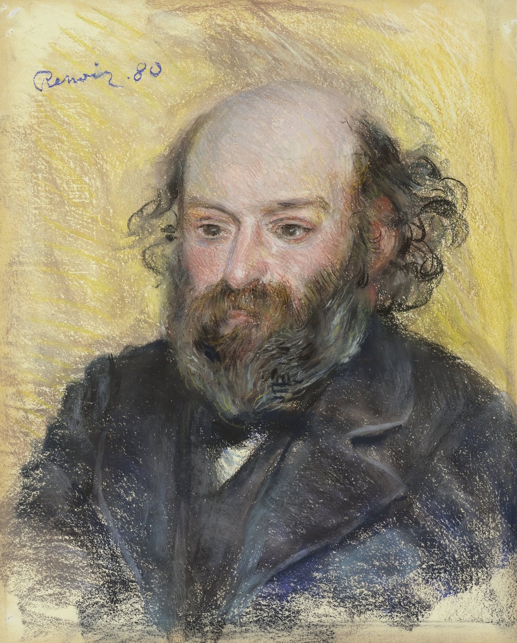 Portret van Paul Cézanne door Paul Cézanne