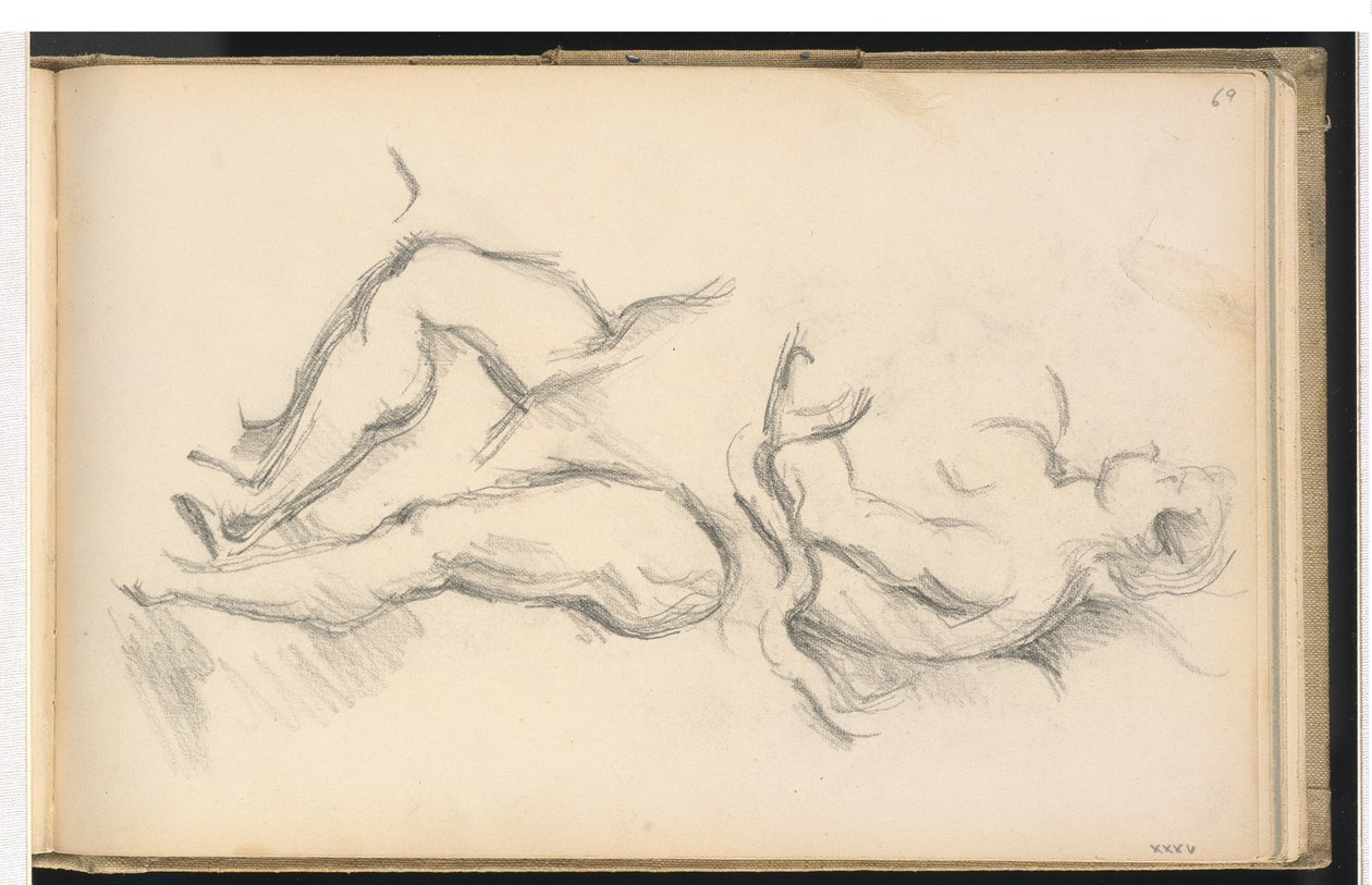 Studie van de allegorische figuur van de Genius van Gezondheid uit Rubens