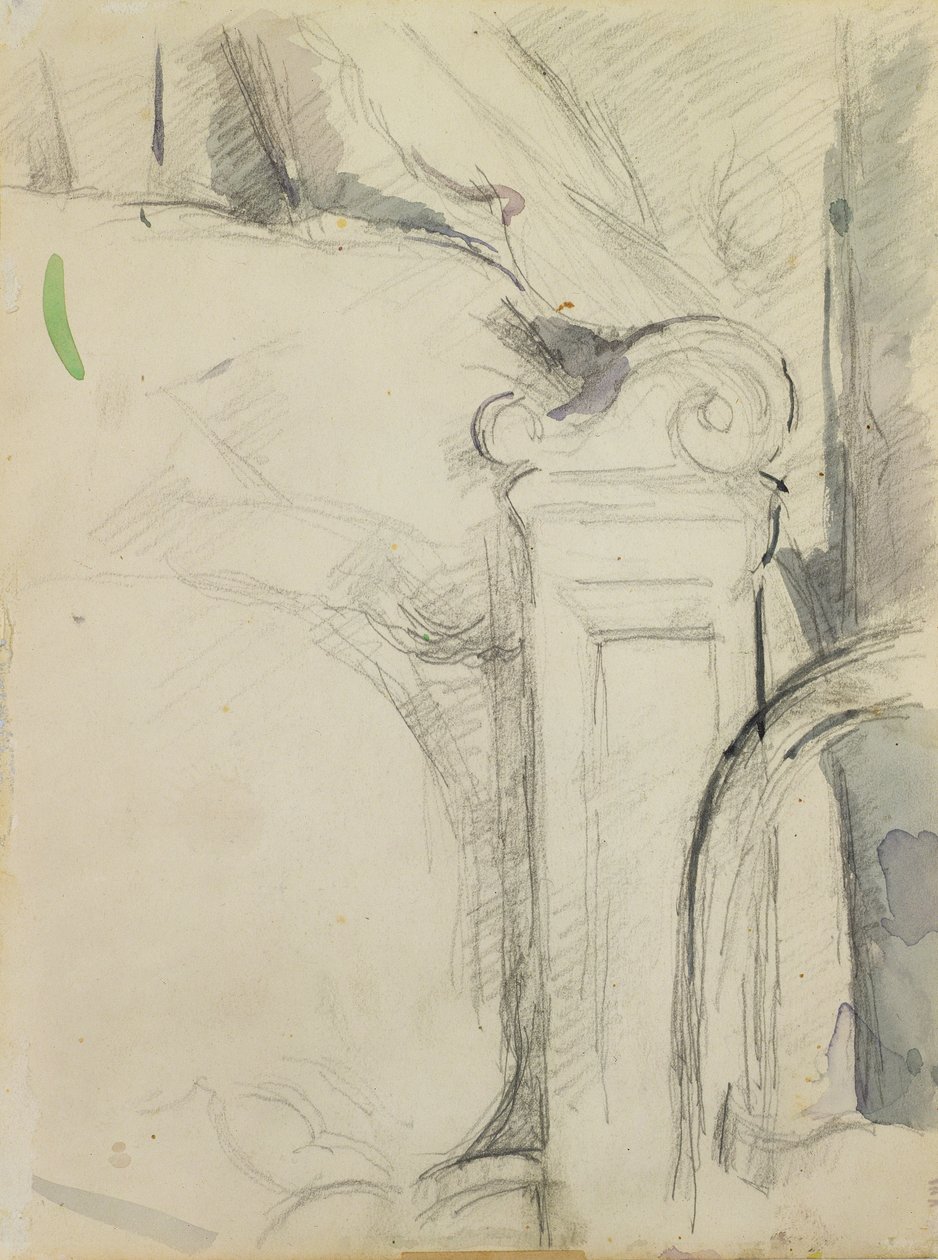 Het Bed door Paul Cézanne